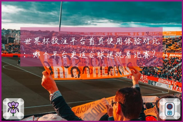 世界杯投注平台首页使用体验对比：哪个平台更适合球迷观看比赛？